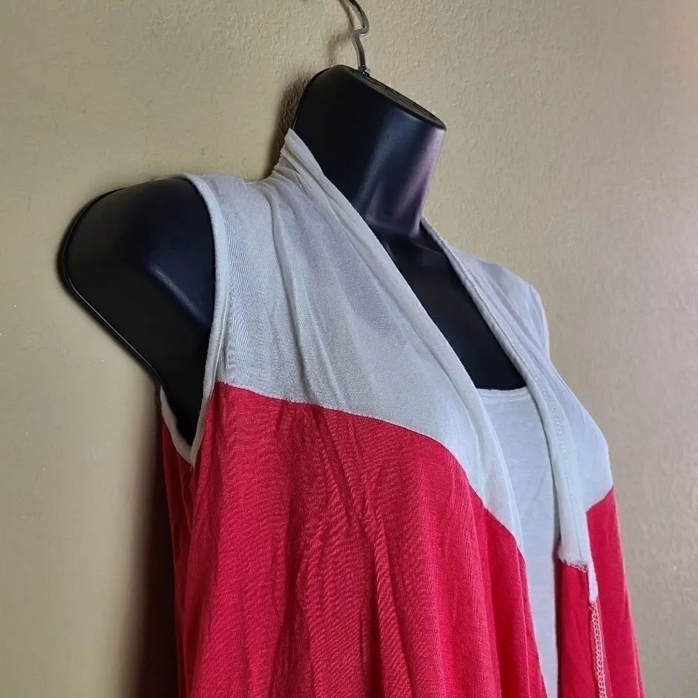 Lavish Color Block Cardigan Top - Picture 4 of 8